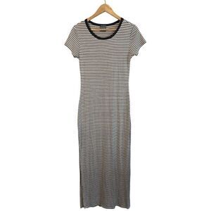 Olivia Rae New York Stripe Maxi Dress Short Sleeve